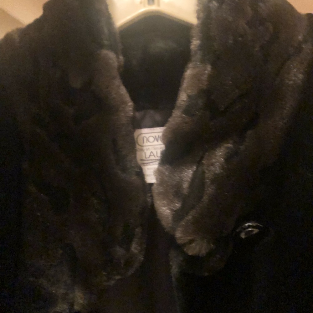 Novelti Laura Faux Fur Mink Coat Plus Size